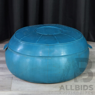 Retro Vinyl Footstool