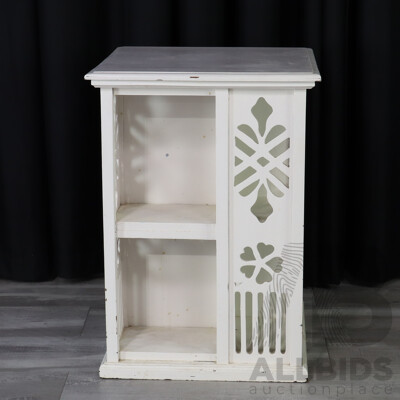 Square Painted Open Bookshelf