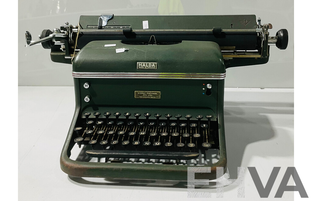 Vintage Halda Typewriter