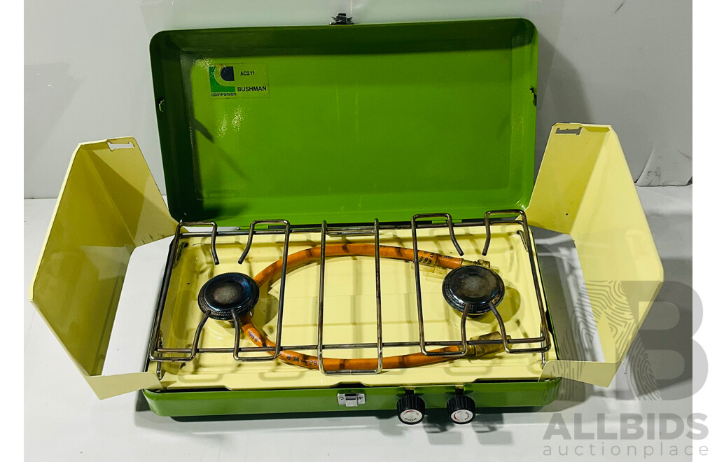 Vintage Bushman Portable Gas Cooktop