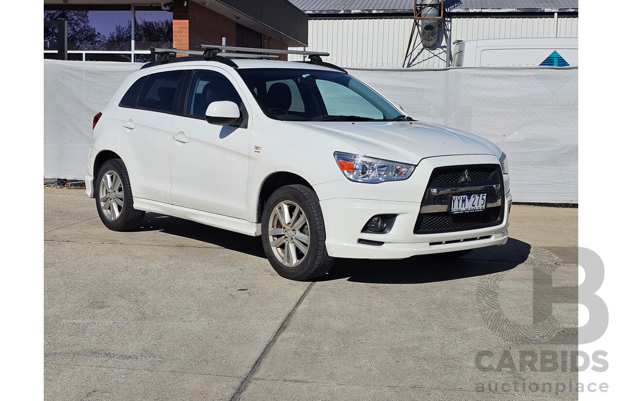 4/2012 Mitsubishi ASX Activ XA MY12 4d Wagon White 2.0L