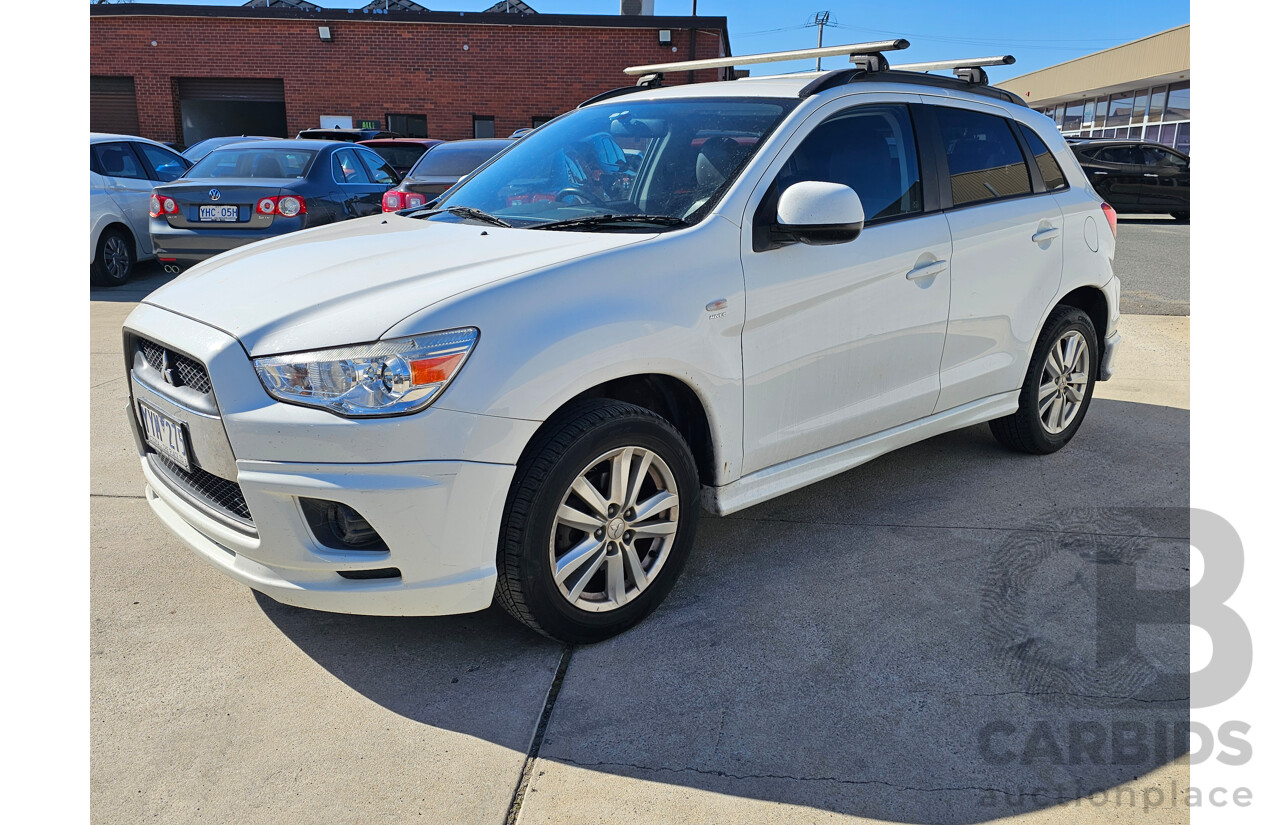 4/2012 Mitsubishi ASX Activ XA MY12 4d Wagon White 2.0L