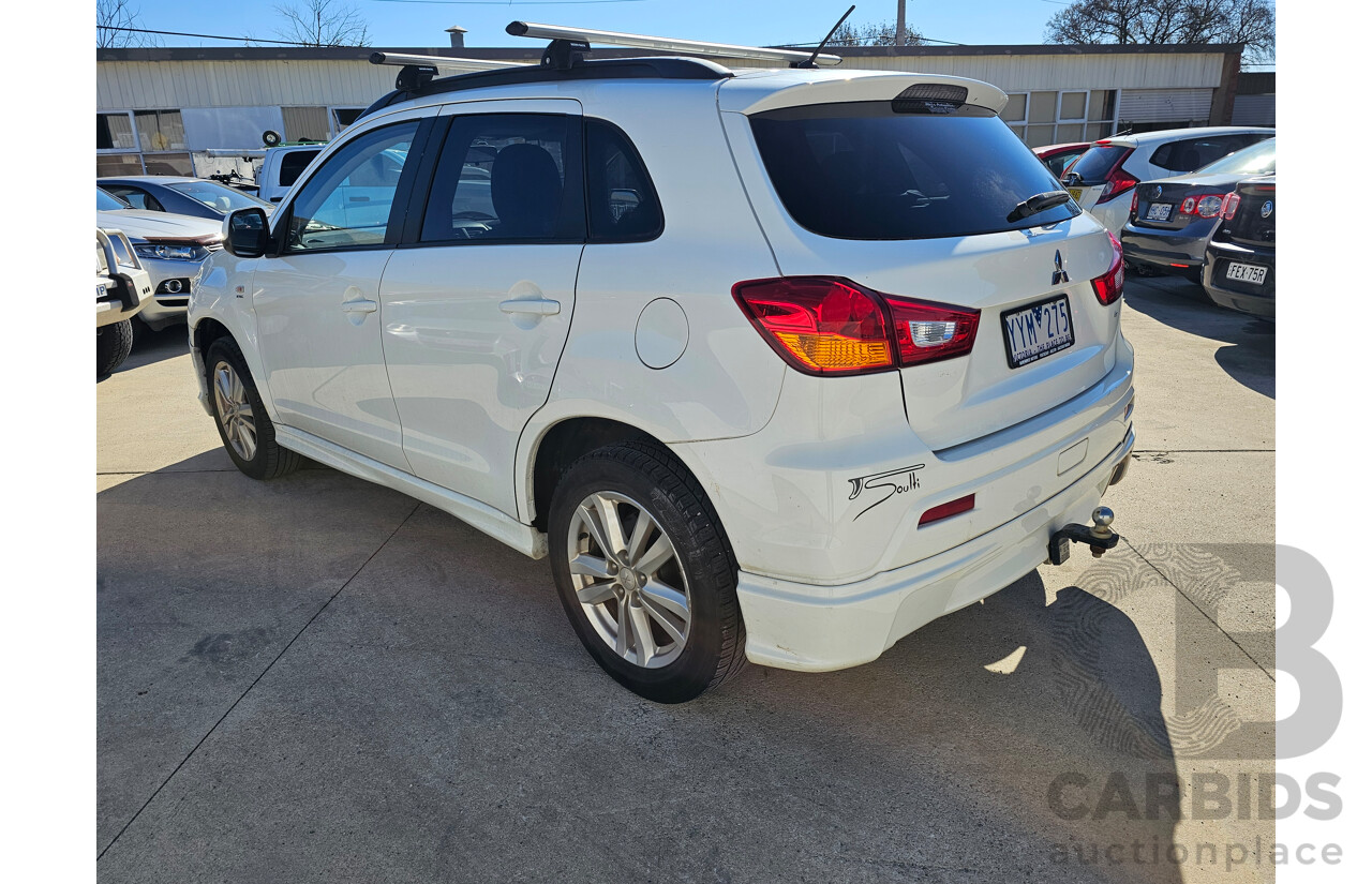 4/2012 Mitsubishi ASX Activ XA MY12 4d Wagon White 2.0L