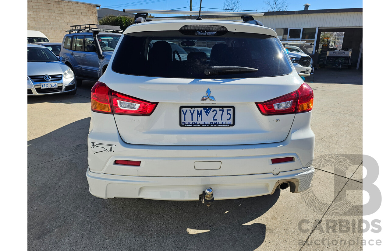 4/2012 Mitsubishi ASX Activ XA MY12 4d Wagon White 2.0L