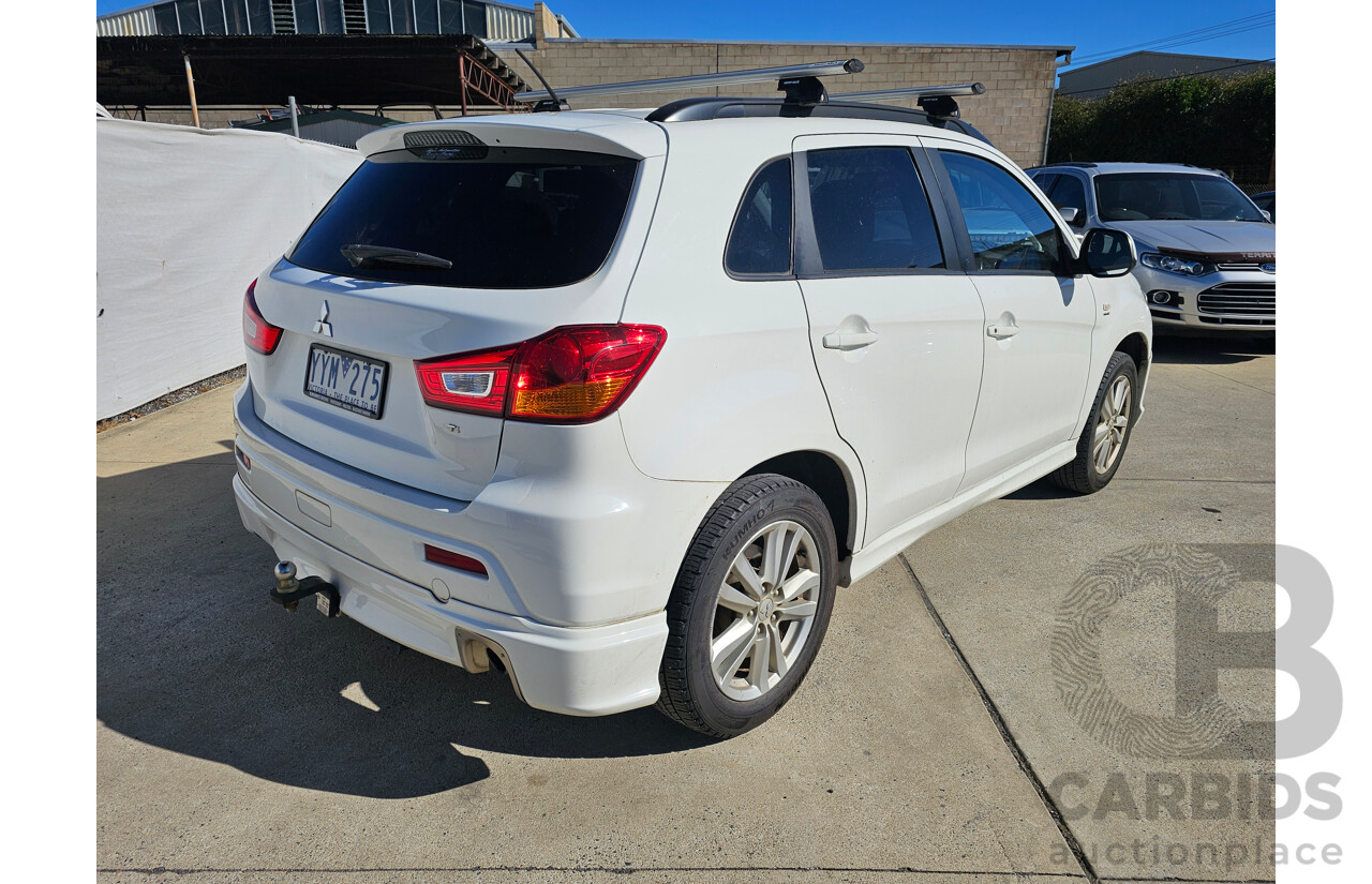 4/2012 Mitsubishi ASX Activ XA MY12 4d Wagon White 2.0L