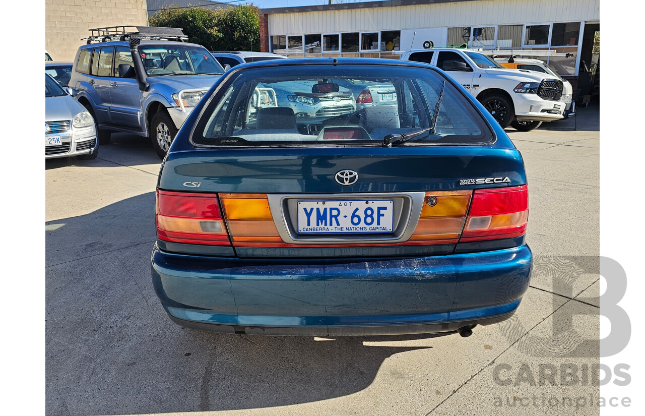 2/1999 Toyota Corolla CSi SECA AE101R 5d Liftback Blue 1.6L