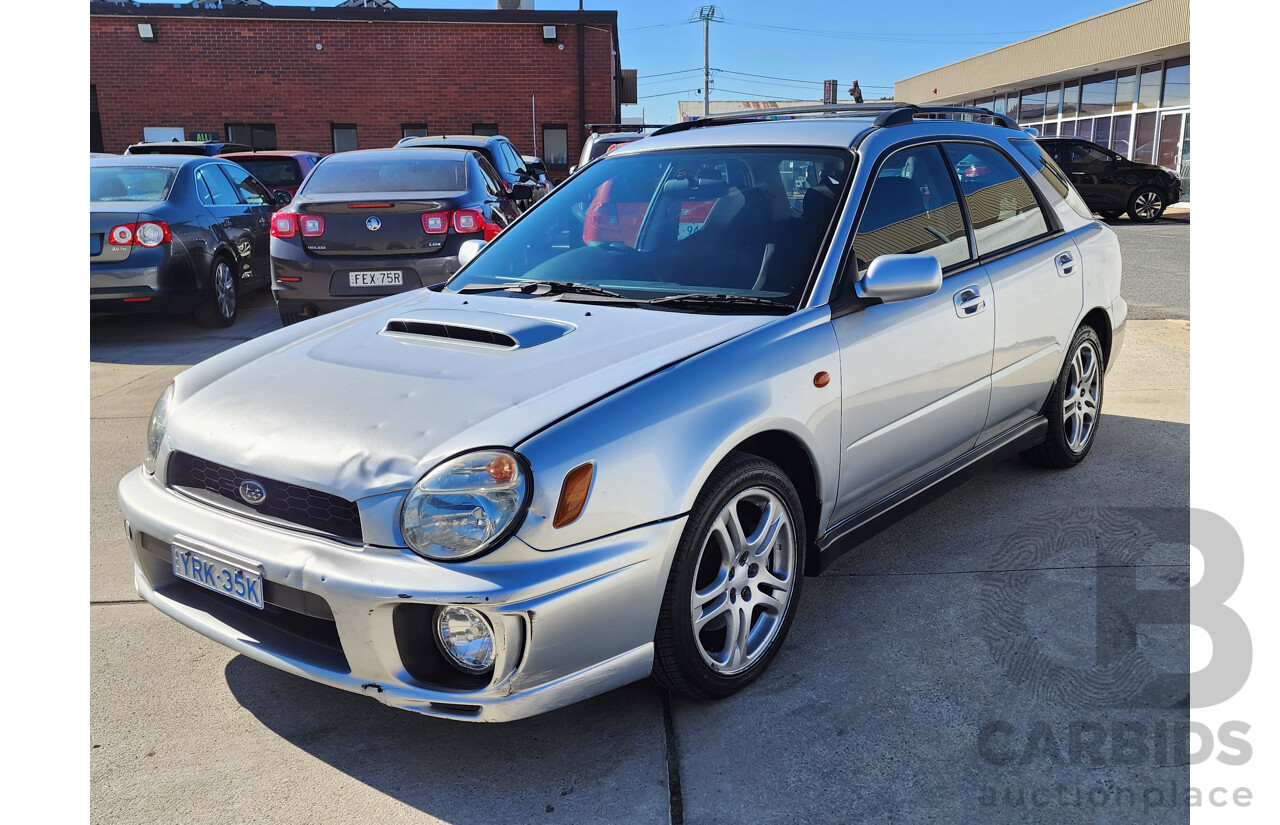 04/2001 Subaru Impreza WRX (AWD) AWD MY01 5D Hatchback Silver 2.0L