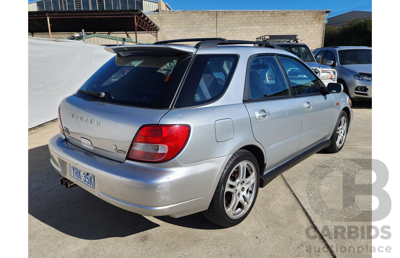 04/2001 Subaru Impreza WRX (AWD) AWD MY01 5D Hatchback Silver 2.0L