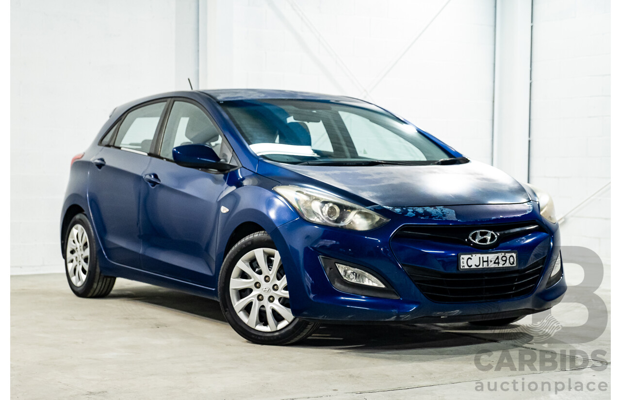 9/2012 Hyundai i30 Active GD 5d Hatchback Blue 1.8L