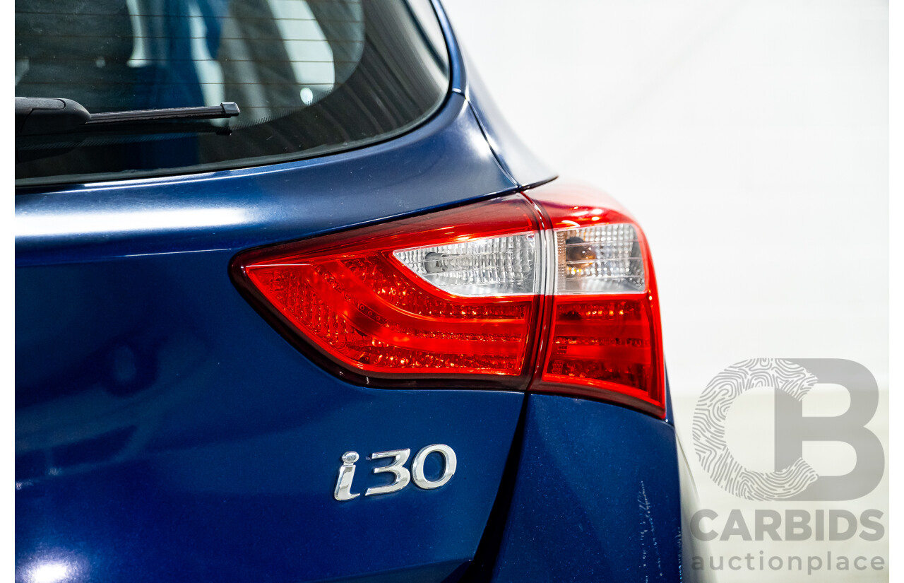 9/2012 Hyundai i30 Active GD 5d Hatchback Blue 1.8L