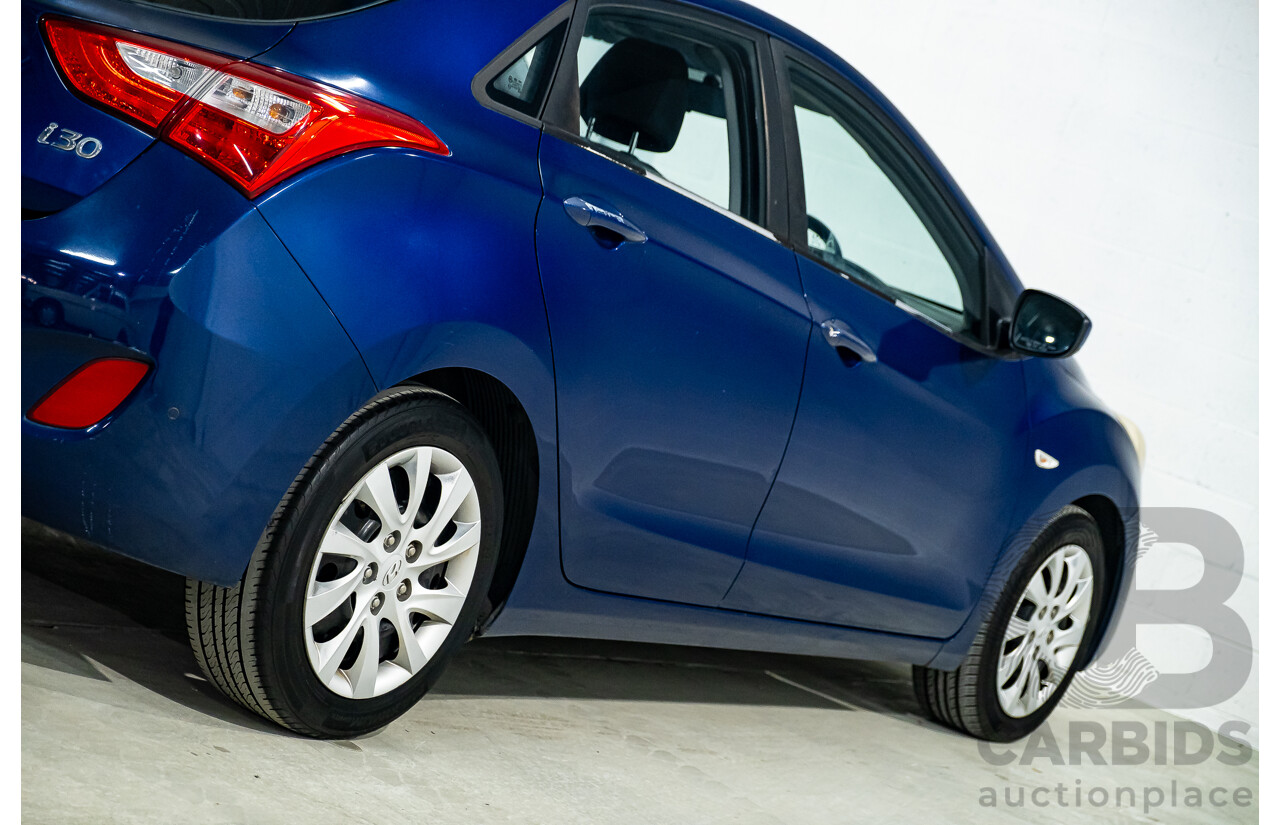 9/2012 Hyundai i30 Active GD 5d Hatchback Blue 1.8L