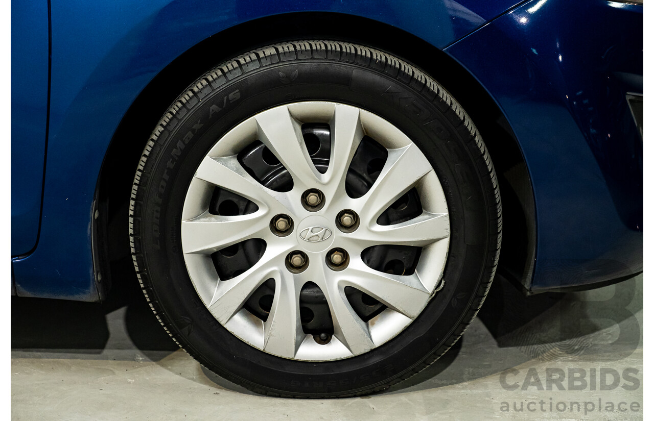 9/2012 Hyundai i30 Active GD 5d Hatchback Blue 1.8L