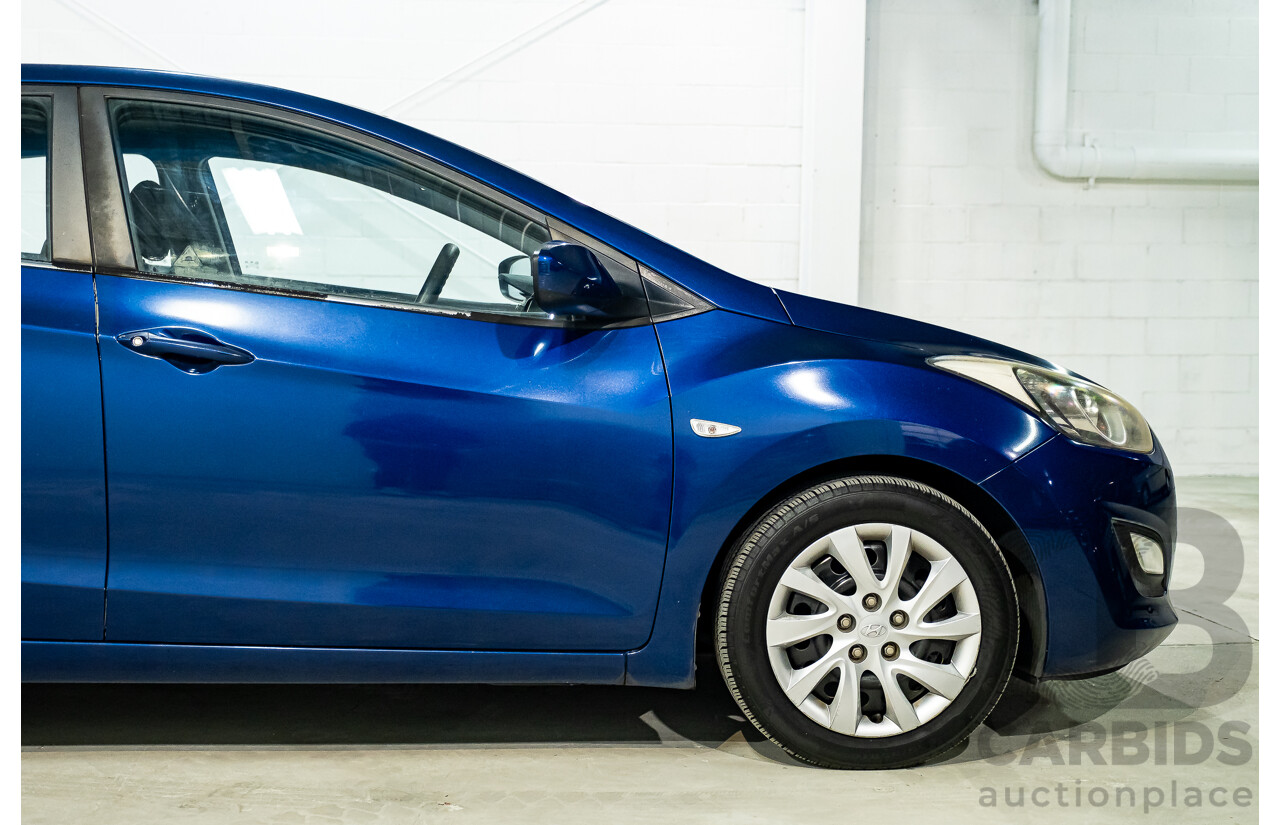 9/2012 Hyundai i30 Active GD 5d Hatchback Blue 1.8L