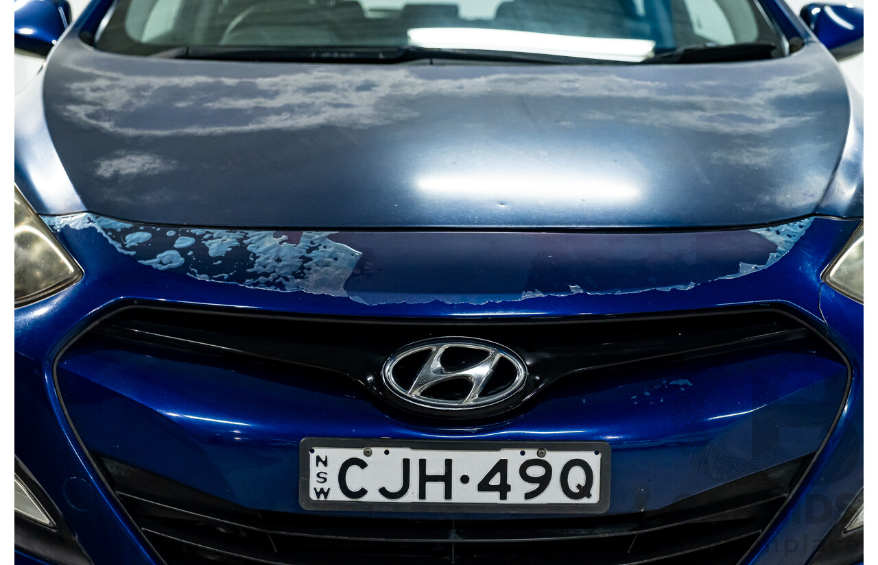 9/2012 Hyundai i30 Active GD 5d Hatchback Blue 1.8L