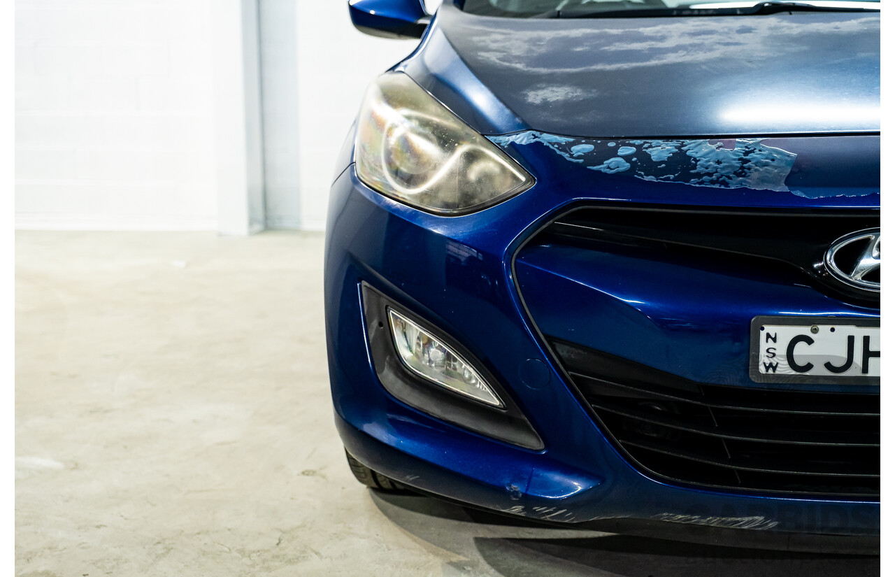 9/2012 Hyundai i30 Active GD 5d Hatchback Blue 1.8L