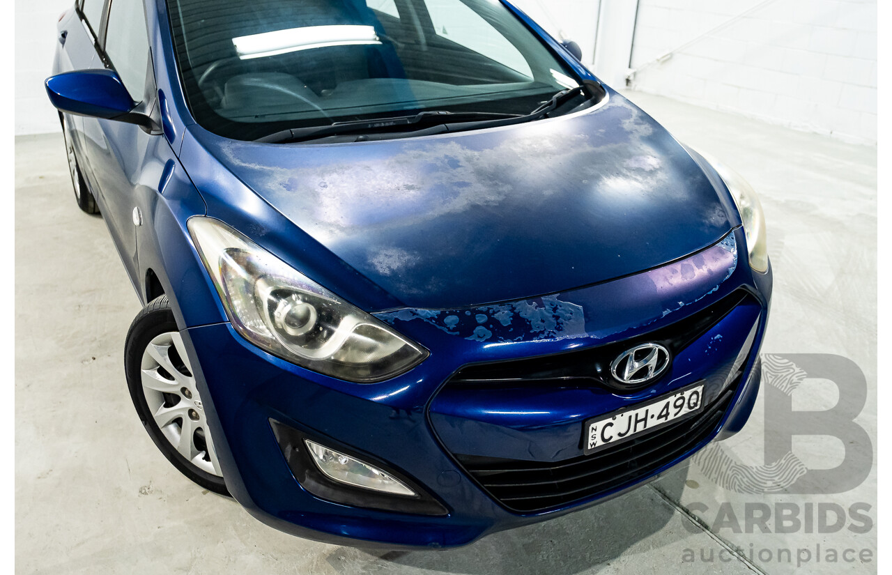 9/2012 Hyundai i30 Active GD 5d Hatchback Blue 1.8L