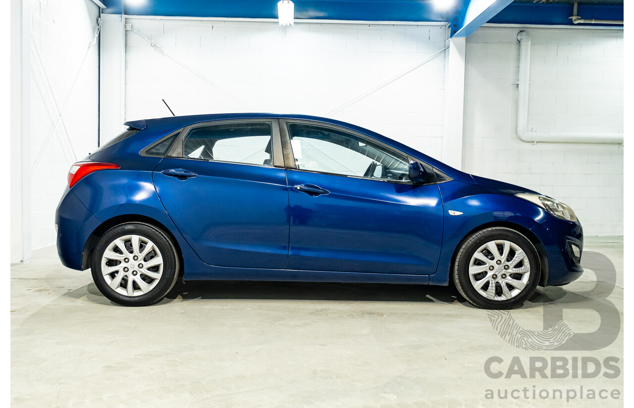 9/2012 Hyundai i30 Active GD 5d Hatchback Blue 1.8L
