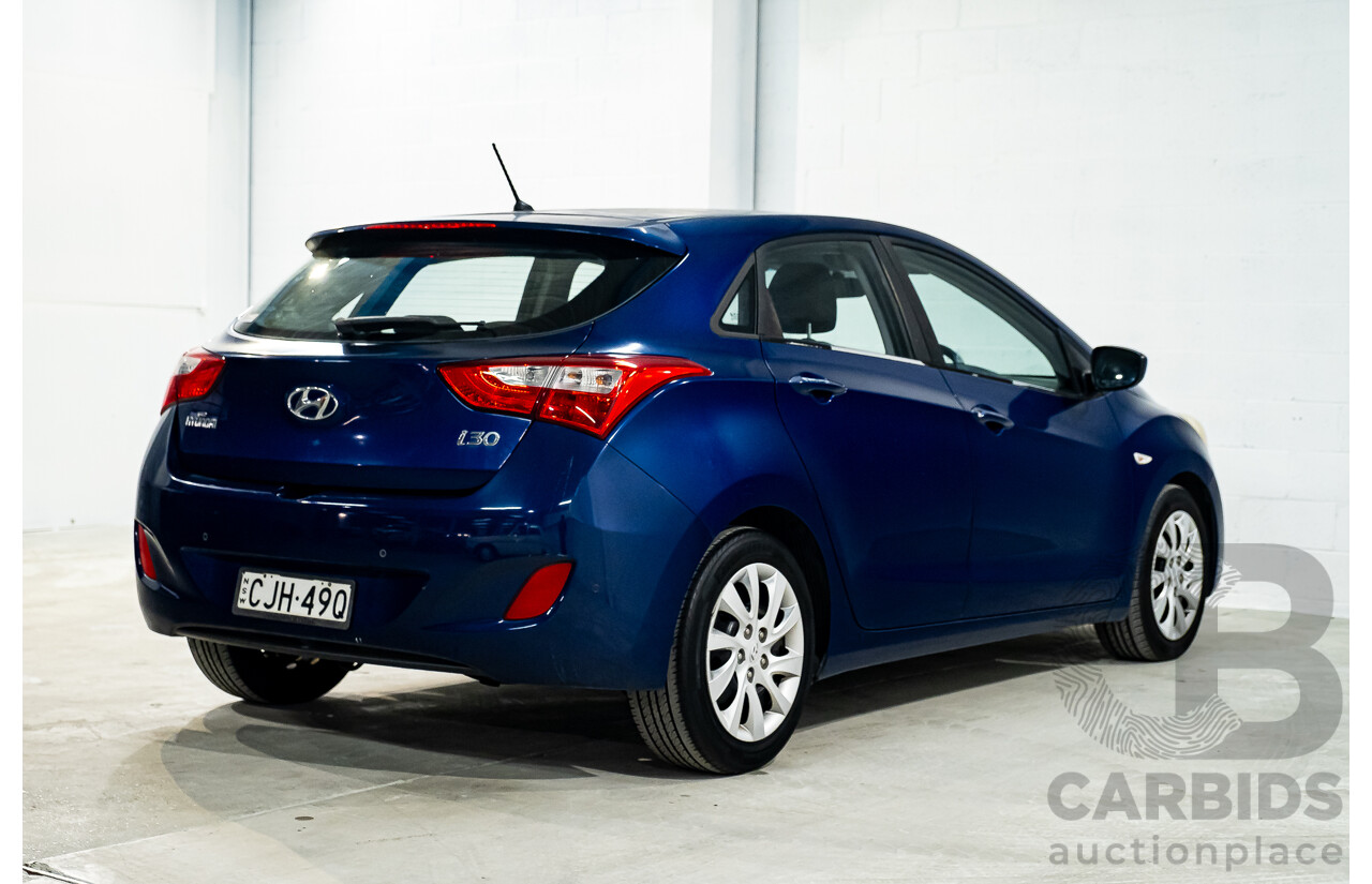 9/2012 Hyundai i30 Active GD 5d Hatchback Blue 1.8L