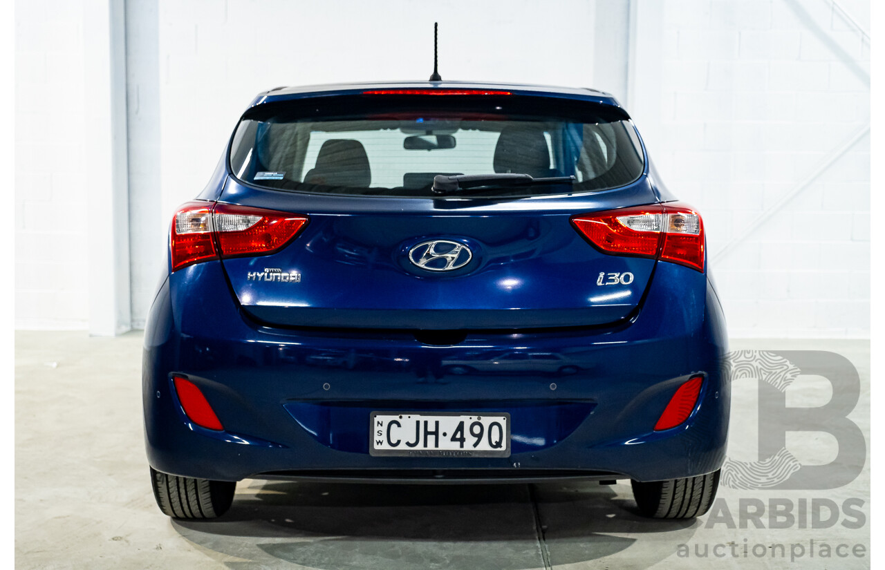 9/2012 Hyundai i30 Active GD 5d Hatchback Blue 1.8L