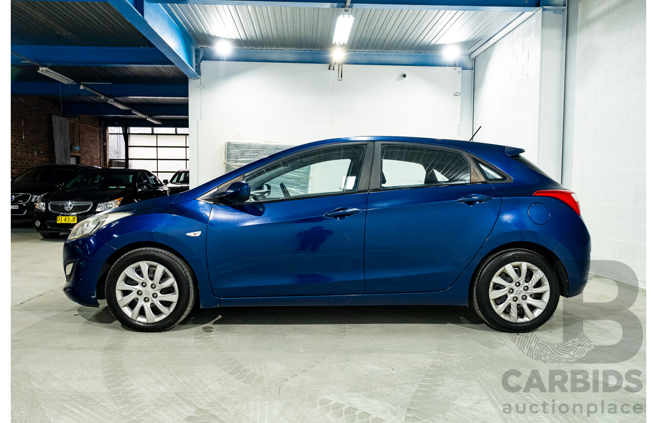 9/2012 Hyundai i30 Active GD 5d Hatchback Blue 1.8L