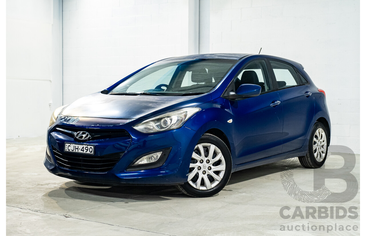 9/2012 Hyundai i30 Active GD 5d Hatchback Blue 1.8L