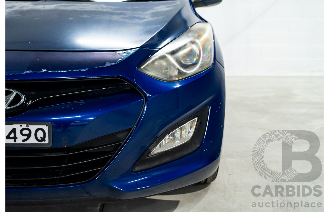 9/2012 Hyundai i30 Active GD 5d Hatchback Blue 1.8L