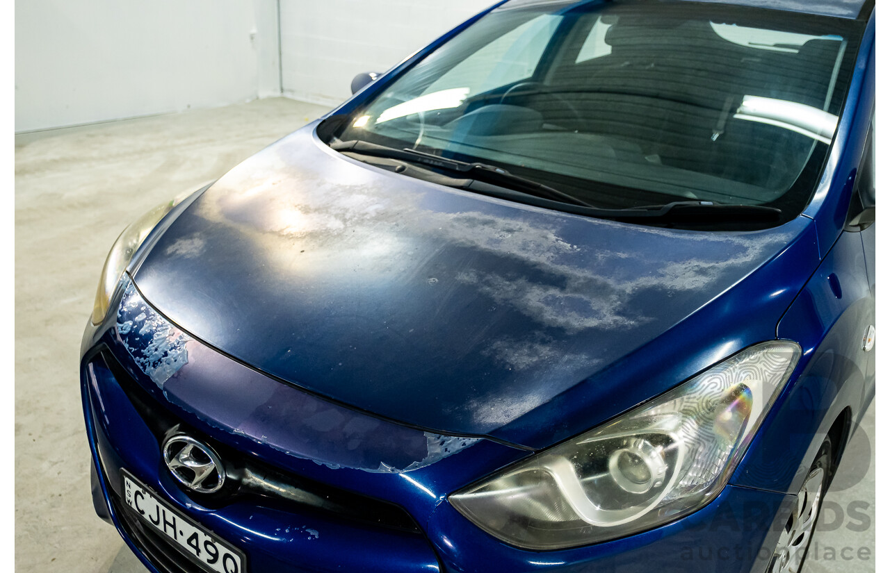 9/2012 Hyundai i30 Active GD 5d Hatchback Blue 1.8L