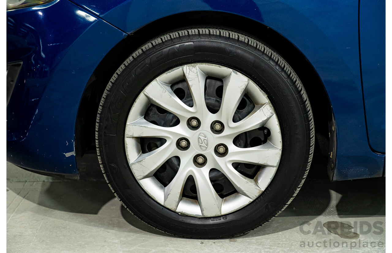 9/2012 Hyundai i30 Active GD 5d Hatchback Blue 1.8L