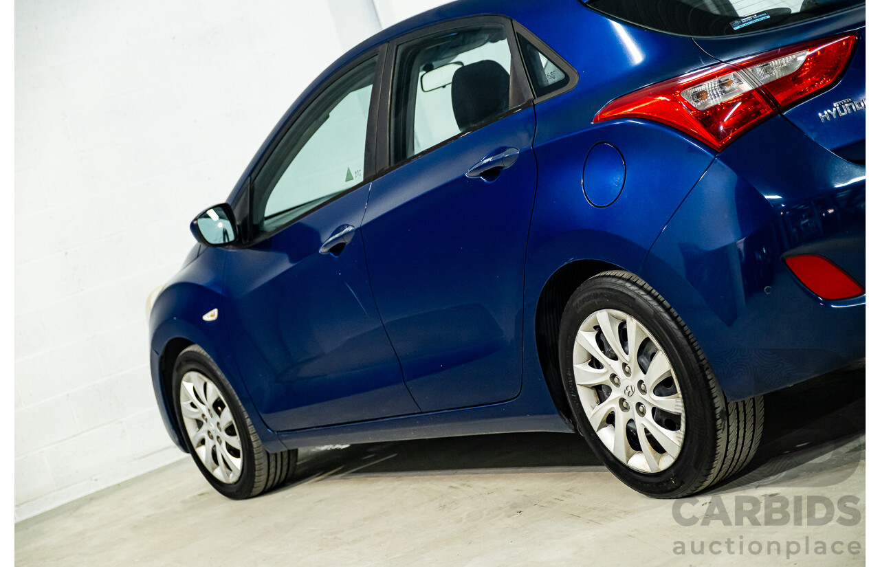 9/2012 Hyundai i30 Active GD 5d Hatchback Blue 1.8L