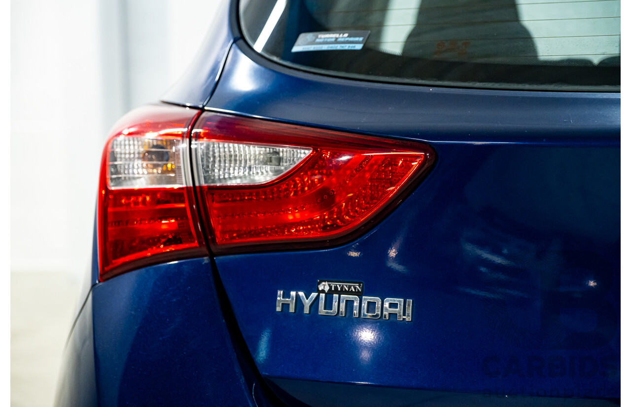 9/2012 Hyundai i30 Active GD 5d Hatchback Blue 1.8L