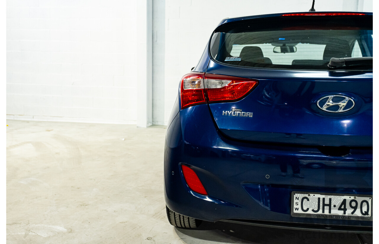 9/2012 Hyundai i30 Active GD 5d Hatchback Blue 1.8L