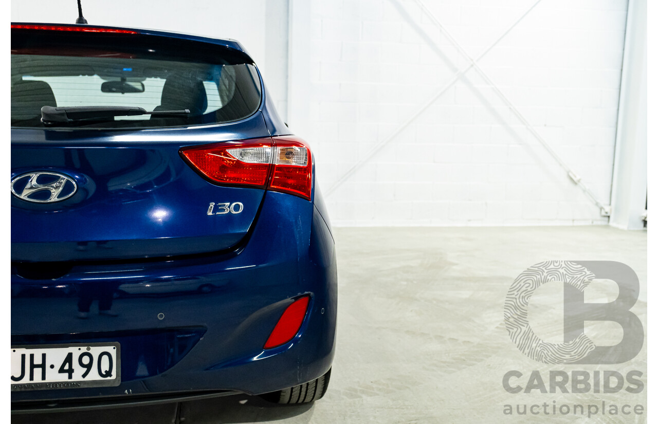 9/2012 Hyundai i30 Active GD 5d Hatchback Blue 1.8L