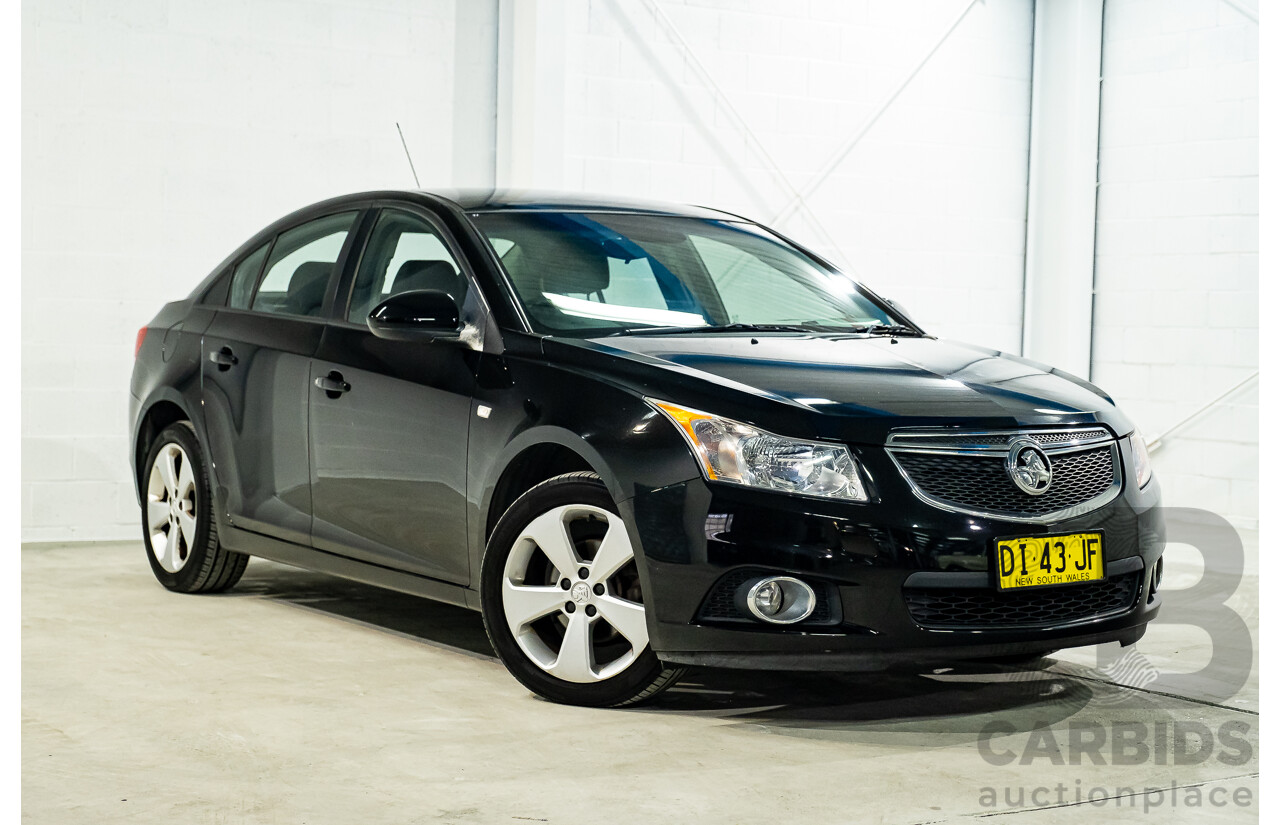 2/2014 Holden Cruze Equipe JH MY14 4d Sedan Black Turbo 1.4L