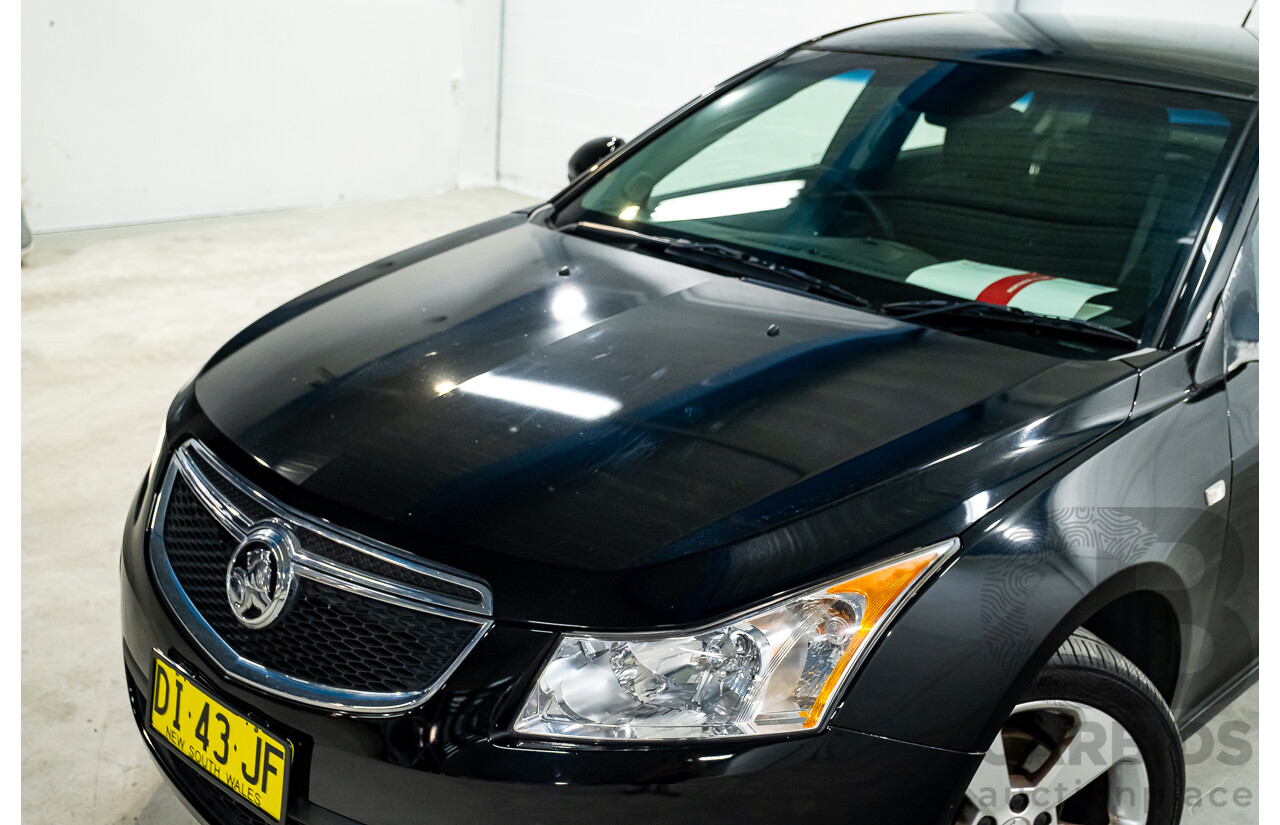 2/2014 Holden Cruze Equipe JH MY14 4d Sedan Black Turbo 1.4L