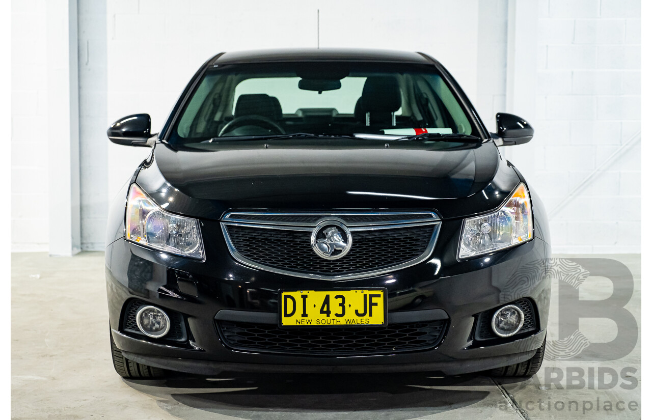 2/2014 Holden Cruze Equipe JH MY14 4d Sedan Black Turbo 1.4L