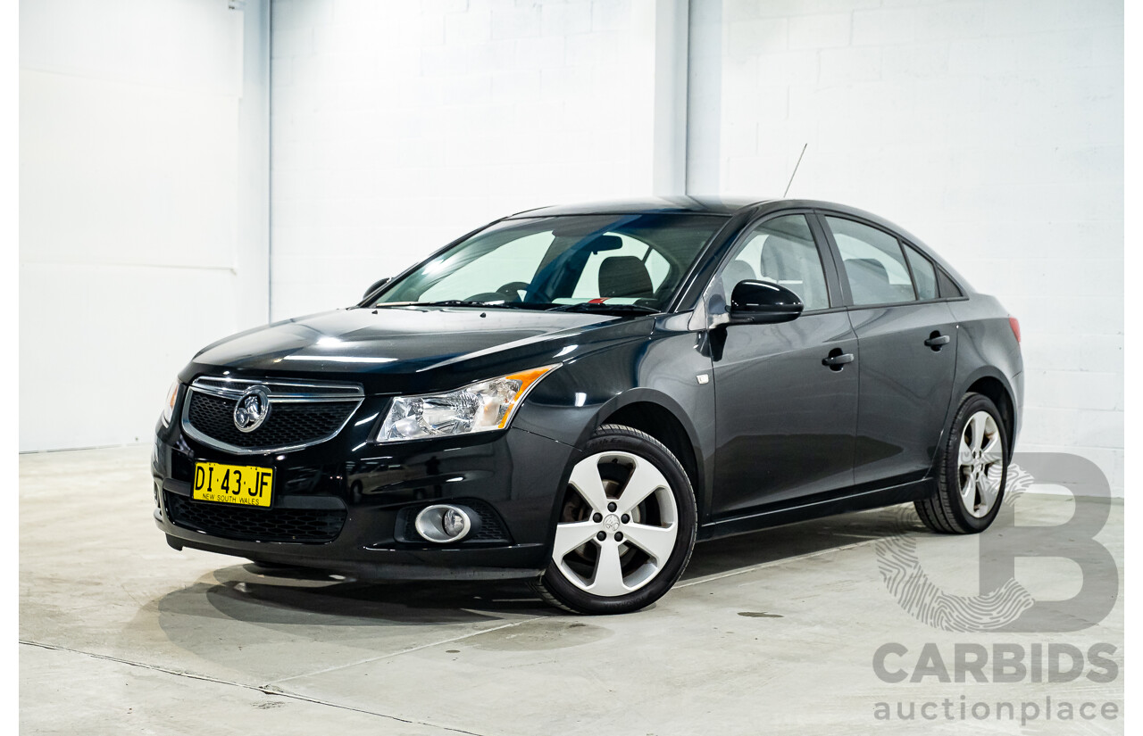 2/2014 Holden Cruze Equipe JH MY14 4d Sedan Black Turbo 1.4L