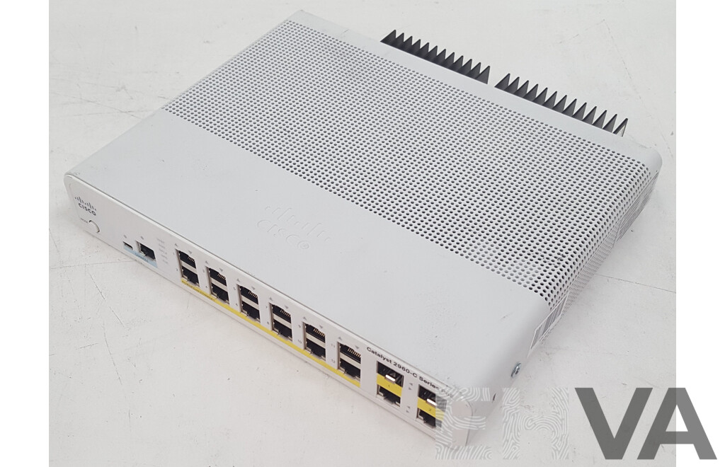 Cisco (WS-C2960C-12PC-L) Catalyst 2960-C Series PoE 12-Port Fast Ethernet Switch