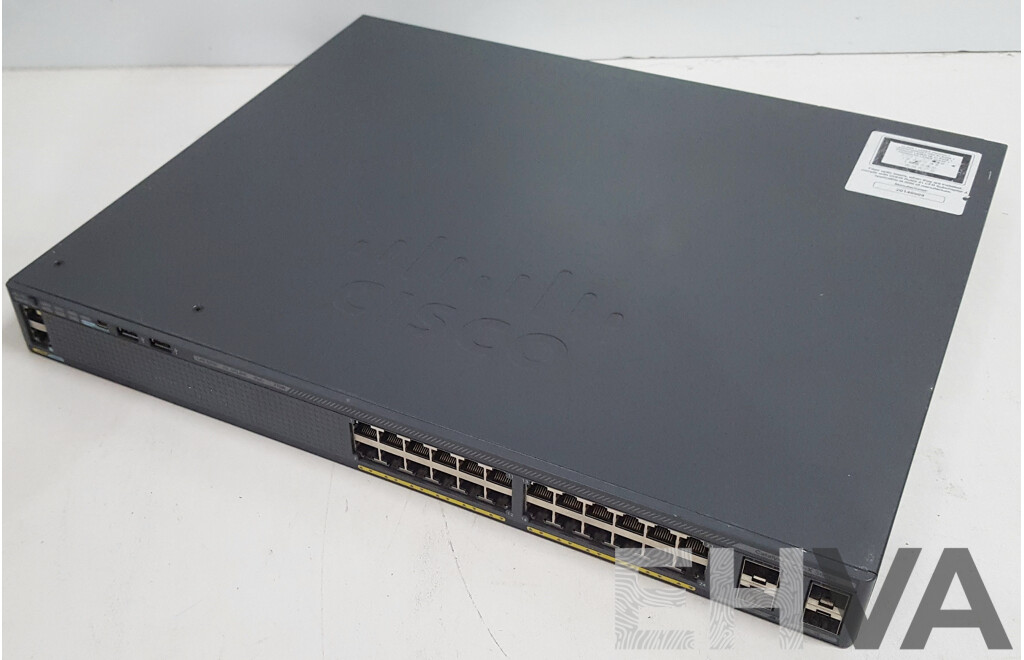 Cisco (WS-C2960X-24PS-L) Catalyst 2960-X Series 24-Port Gigabit PoE+ Switch