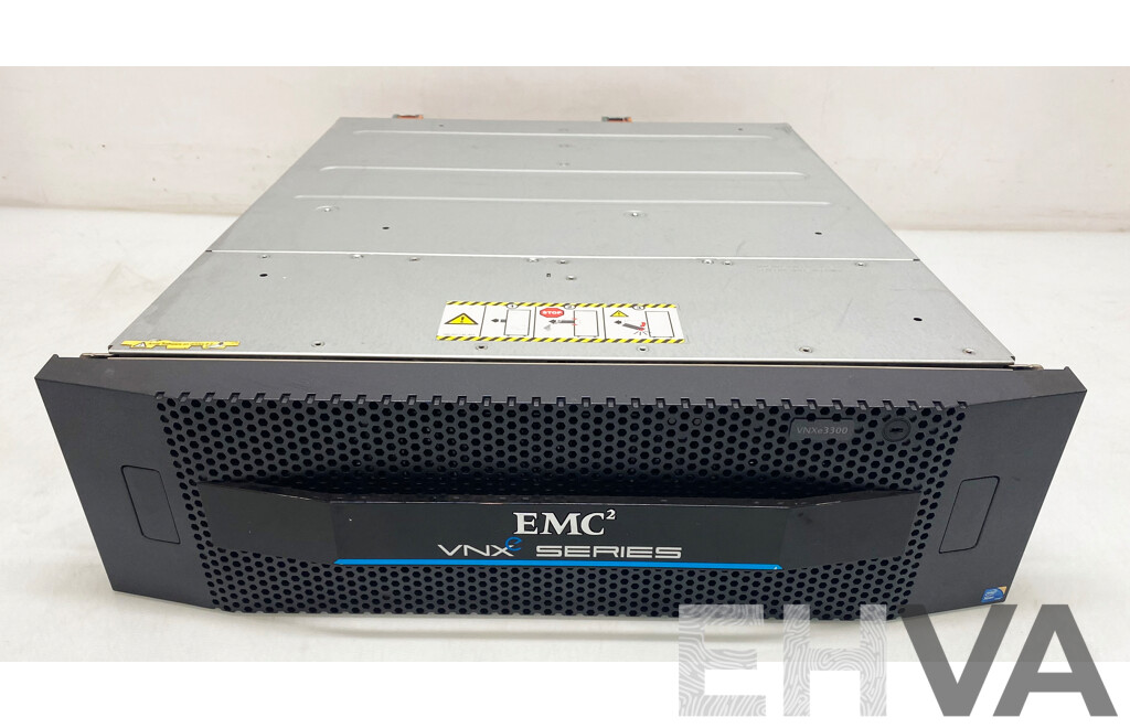 EMC (VNXe3300) 25-Bay 4RU Disk Processor Enclosure W/ 6.3TB Storage