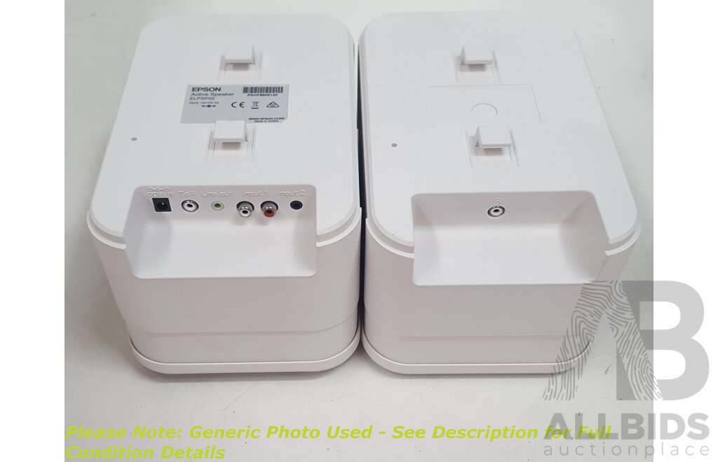 Epson (ELPSP02) Active Speakers