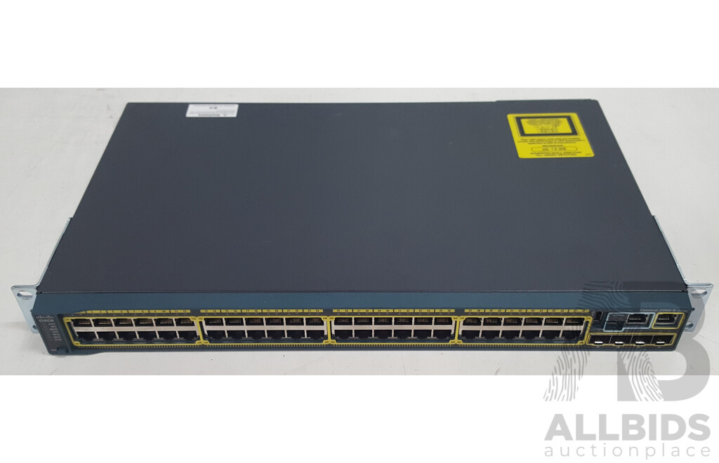 Cisco (WS-C2960S-48TS-L) Catalyst 2960-S Series 48-Port Gigabit Switch