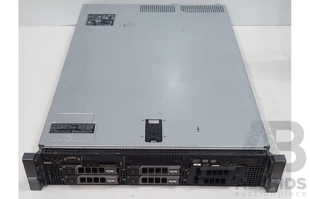 Dell PowerEdge R710 Dual Intel Xeon (E5504) 2.00GHz 4-Core CPU 2RU Server w/ 12GB DDR3