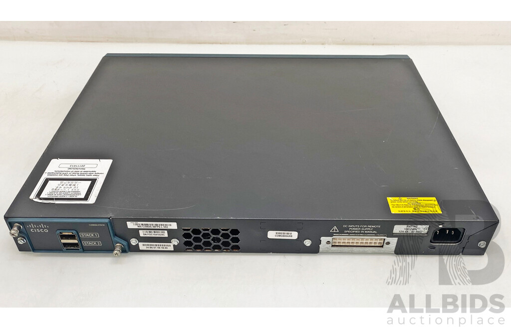 Cisco (WS-C2960S-48FPS-L) Catalyst 2960-S Series PoE+ 48-Port Gigabit Ethernet Switch