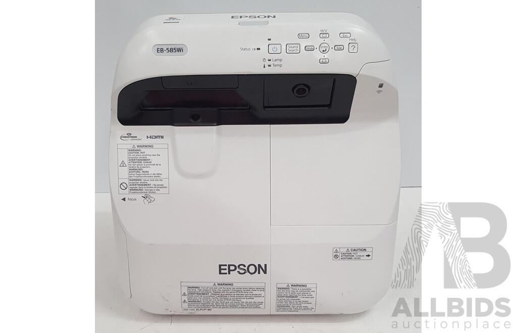 Epson (EB-585Wi) WXGA 3LCD Projector