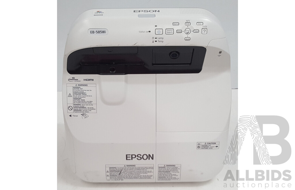 Epson (EB-585Wi) WXGA 3LCD Projector