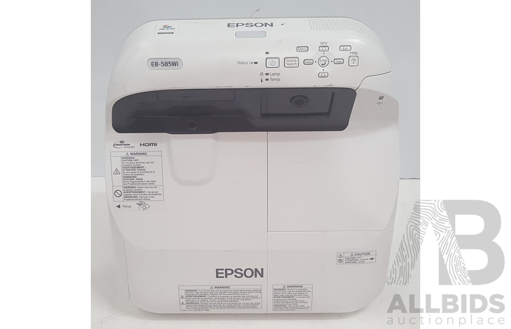 Epson (EB-585Wi) WXGA 3LCD Projector