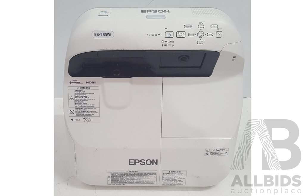 Epson (EB-585Wi) WXGA 3LCD Projector