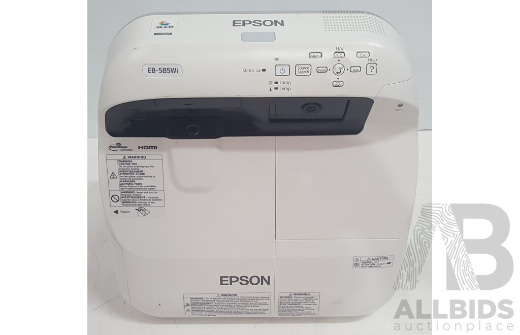 Epson (EB-585Wi) WXGA 3LCD Projector