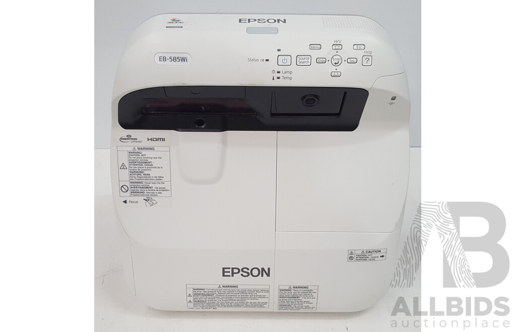 Epson (EB-585Wi) WXGA 3LCD Projector