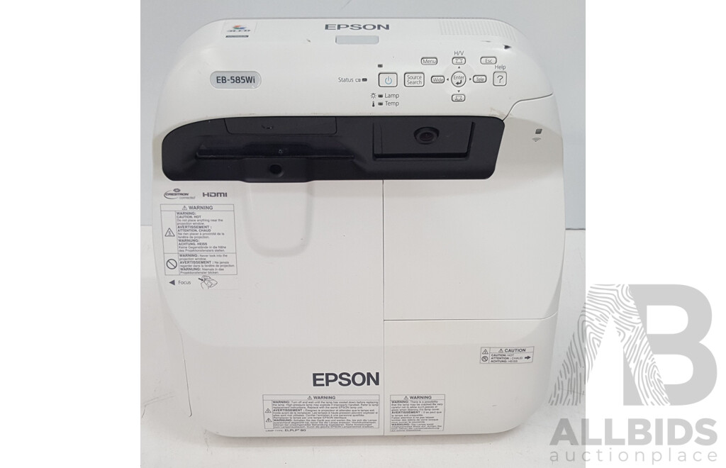 Epson (EB-585Wi) WXGA 3LCD Projector